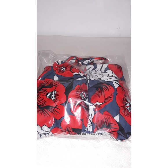 NWOT Swimsuit Sz L One Piece Bright Floral Halter Swimsuit - Picture 4 of 7